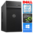 DELL 3630 Tower i7-8700K 8GB 256SSD M.2 NVME+1TB GTX1650 4GB WIN11Pro