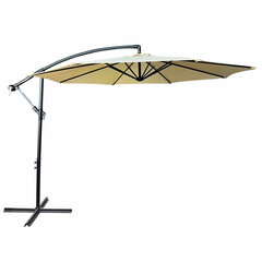 Садовый зонт Akord Aster, песочного цвета цена и информация | Зонты, маркизы, стойки | pigu.lt