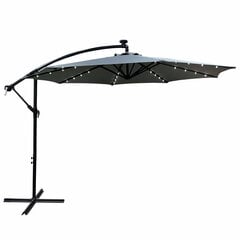 Садовый зонт Akord Milin, серый цена и информация | Зонты, маркизы, стойки | pigu.lt