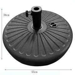 Зонт основание Akord UB55, черный цена и информация | Зонты, маркизы, стойки | pigu.lt