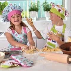 детский кухонный набор цена и информация | Кухонные полотенца, рукавицы, фартуки | pigu.lt