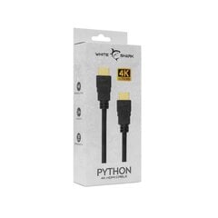 White Shark Python cable HDMI-HDMI 2.0 M/M 2m 4K@60Hz kaina ir informacija | Kabeliai ir laidai | pigu.lt