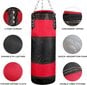 Profesionalus bokso krepšys su bokso pirštinėmis Odoland, juodas kaina ir informacija | Kovos menai | pigu.lt