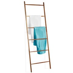 kopėčių medinis rankšluosčių džiovintuvas 168 cm kaina ir informacija | Vonios kambario aksesuarai | pigu.lt