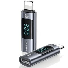 Usams AU18 US-SJ681 USB-C/Lightning kaina ir informacija | Adapteriai, USB šakotuvai | pigu.lt