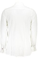 Хлопковая рубашка Tommy Hilfiger Core Stretch Poplin Slim Shirt White TT0TT01936 100 19799 цена и информация | Мужские рубашки | pigu.lt