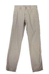 Мужские хлопковые брюки чинос бежевого цвета. цена и информация | Мужские брюки | pigu.lt