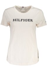 рубашка tommy hilfiger ww0ww38872 WW0WW38872_B1301D2_BEIGEAC0_S цена и информация | Женские футболки | pigu.lt