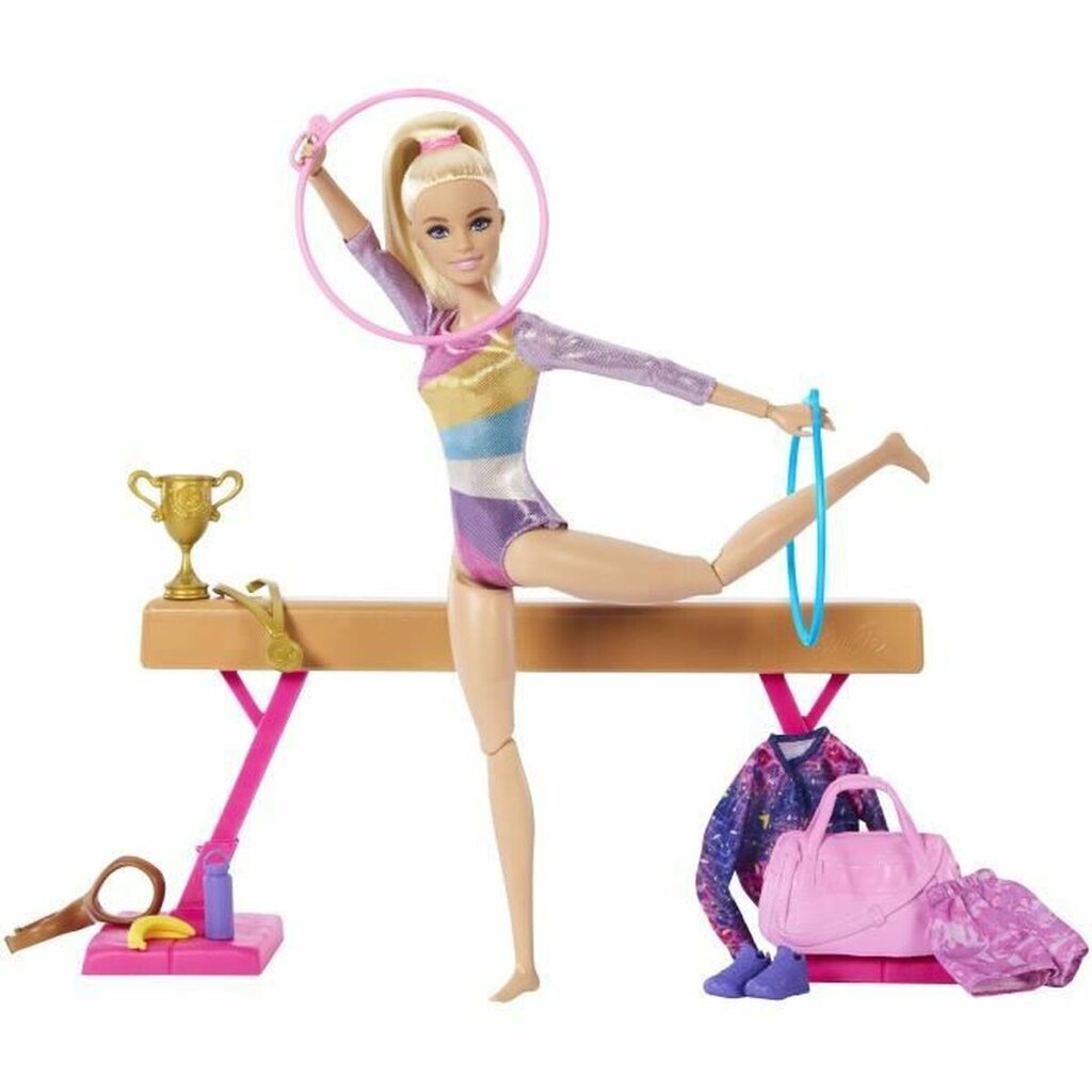 Lėlė Barbie Gimnastė kaina ir informacija | Žaislai mergaitėms | pigu.lt