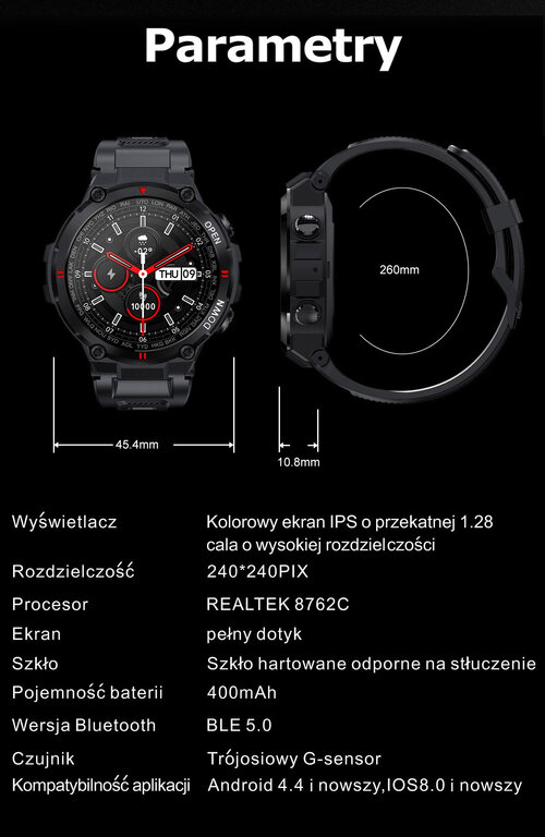 Gravity GT7-6 цена и информация | Išmanieji laikrodžiai (smartwatch) | pigu.lt