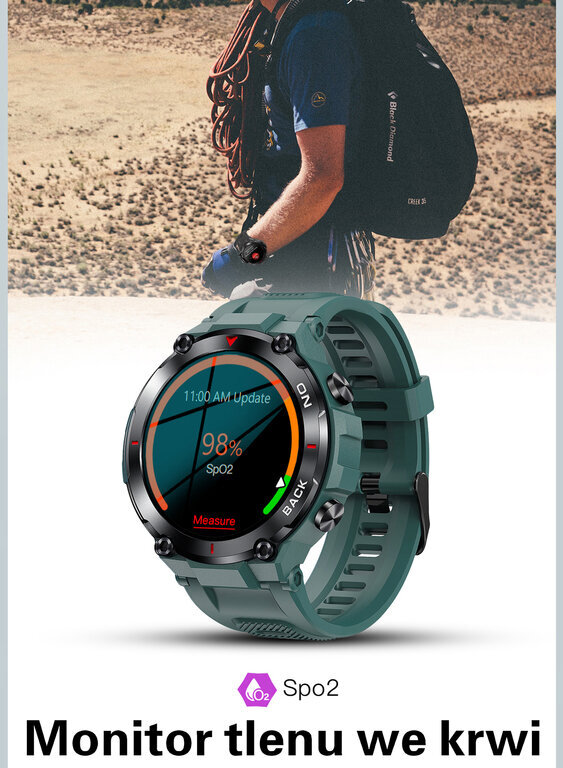 Gravity GT8-5 z GPS kaina ir informacija | Išmanieji laikrodžiai (smartwatch) | pigu.lt