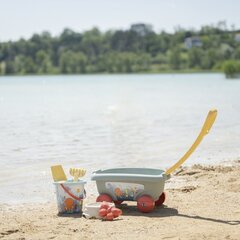Vaikiškas vežimėlis su smėlio žaislais Smoby kaina ir informacija | Vandens, smėlio ir paplūdimio žaislai | pigu.lt