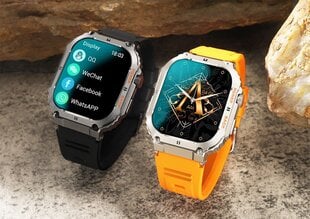 Умные часы для мужчин Gravity GT6-2 - Вызовая функция, монитор SNU (SG020B) цена и информация | Смарт-часы (smartwatch) | pigu.lt