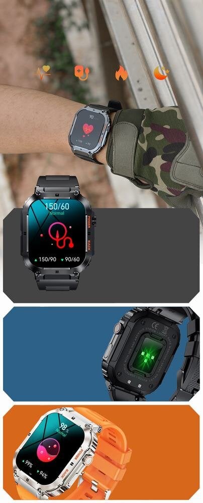 Gravity GT6-6 kaina ir informacija | Išmanieji laikrodžiai (smartwatch) | pigu.lt