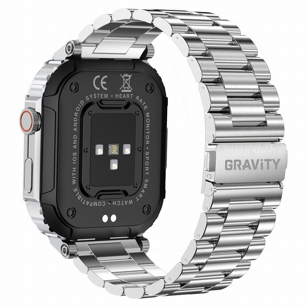 Gravity GT6-7 Silver kaina ir informacija | Išmanieji laikrodžiai (smartwatch) | pigu.lt