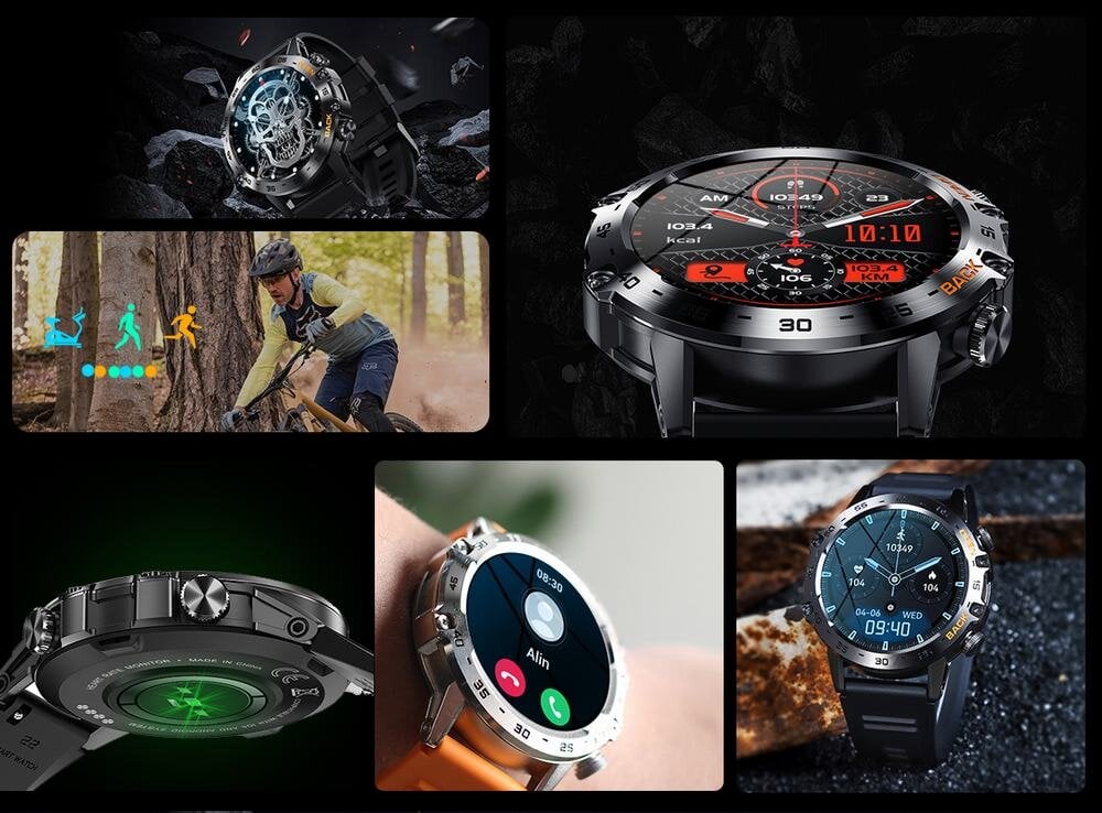 Gravity GT9-5 kaina ir informacija | Išmanieji laikrodžiai (smartwatch) | pigu.lt