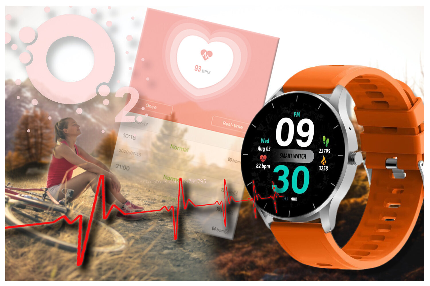 Gravity GT2-8 kaina ir informacija | Išmanieji laikrodžiai (smartwatch) | pigu.lt