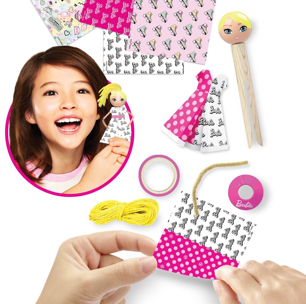 Kurybinis rinkinys Barbie Maker Kitz Fashion Origami Studio kaina ir informacija | Žaislai mergaitėms | pigu.lt