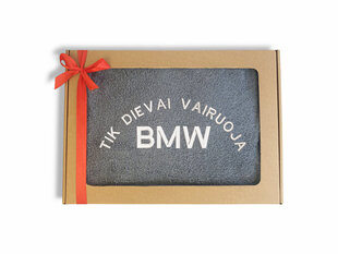 Siuvinėtas rankšluostis Tik dievai variuoja BMW, 1 vnt. kaina ir informacija | Kitos originalios dovanos | pigu.lt