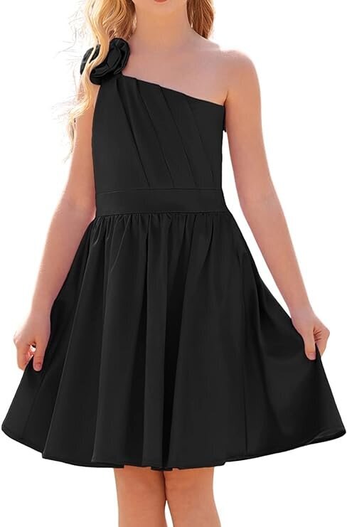 Suknelė mergaitėms Danna Belle, juoda kaina ir informacija | Suknelės mergaitėms | pigu.lt