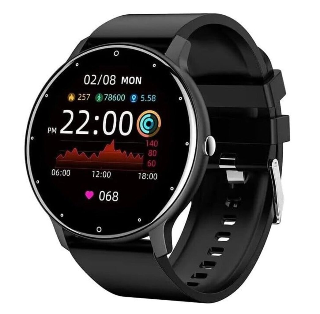 Generic Swollen ZL02D Black kaina ir informacija | Išmanieji laikrodžiai (smartwatch) | pigu.lt