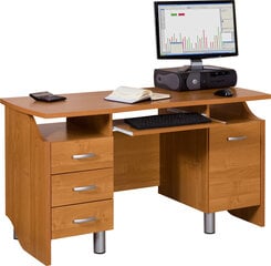 Rašomasis stalas Olcha Combi, rudas kaina ir informacija | Kompiuteriniai, rašomieji stalai | pigu.lt