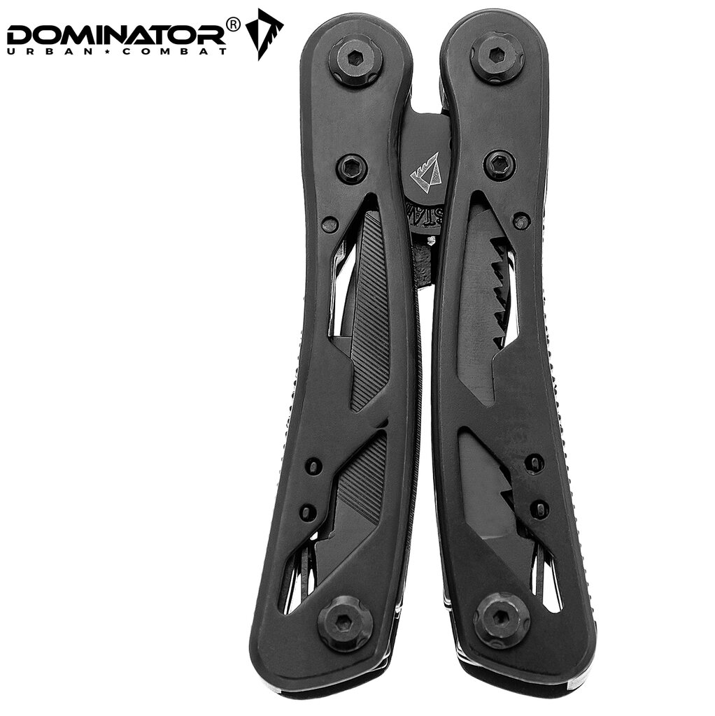 Daugiafunkcinis įrankis Multitool Army Dominator Urban Combat, juodas kaina ir informacija | Turistiniai peiliai, daugiafunkciniai įrankiai | pigu.lt