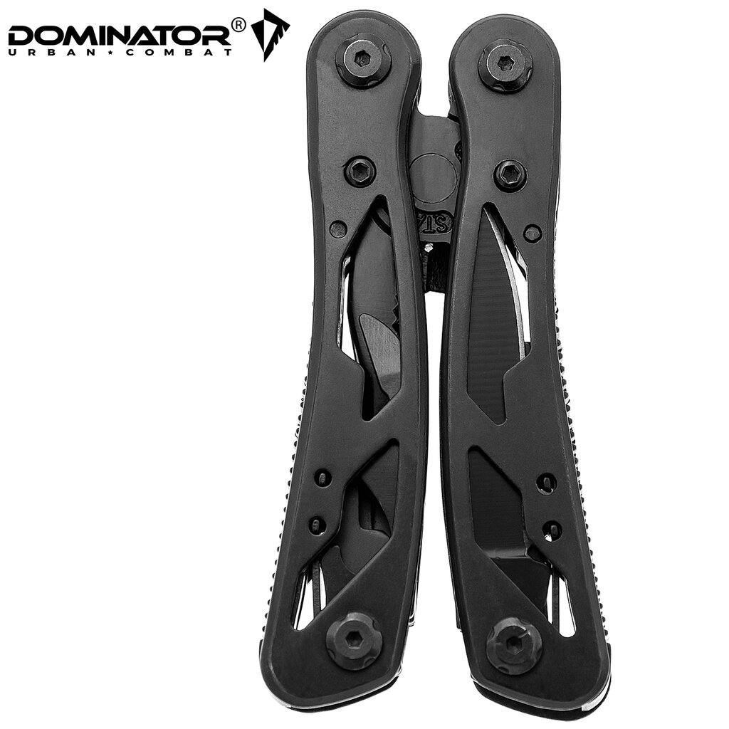 Daugiafunkcinis įrankis Multitool Army Dominator Urban Combat, juodas kaina ir informacija | Turistiniai peiliai, daugiafunkciniai įrankiai | pigu.lt