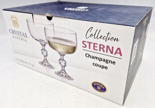 Bohemia бокалы для шампанского Sterna, 6 шт. цена и информация | Стаканы, фужеры, кувшины | pigu.lt