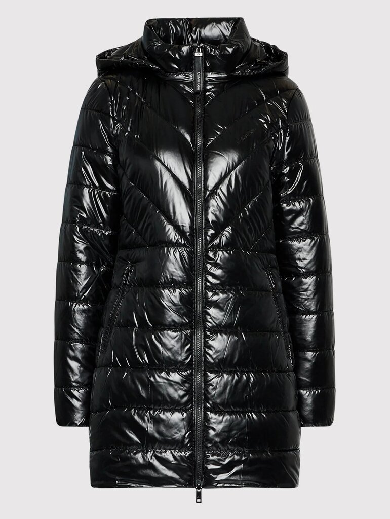 Striukė moterims Calvin Klein Essential Recycled padded coat K20K204868 BEH, juoda kaina ir informacija | Striukės moterims | pigu.lt