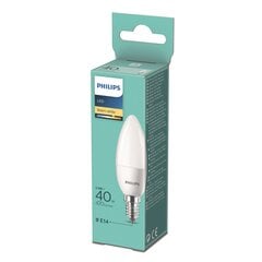 Philips LED žvakių lemputė 5.5W (40W) E14 šiltai balta 2700K цена и информация | Электрические лампы | pigu.lt