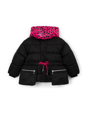 Черная демисезонная куртка для девочек Gulliver цена и информация | Куртки, пальто для девочек | pigu.lt
