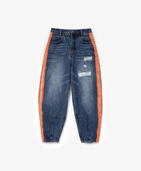 Синие утепленные джинсы для девочек Gulliver цена и информация | Брюки для девочки, бирюзовые | pigu.lt