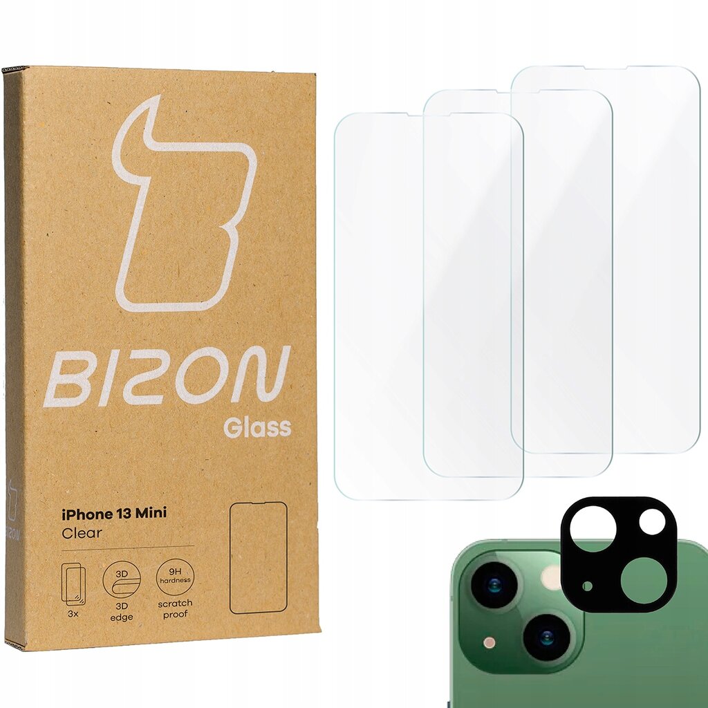 Bizon Glass Clear kaina ir informacija | Apsauginės plėvelės telefonams | pigu.lt