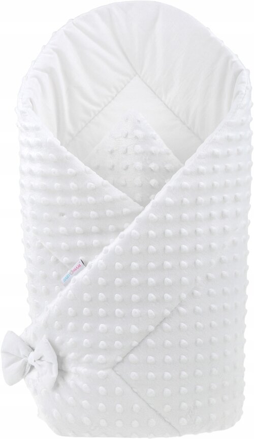 Dvipusis kūdikio vokelis - antklodė Babymam, 80x80 cm, balta kaina ir informacija | Vokeliai, miegmaišiai, pagalvės | pigu.lt
