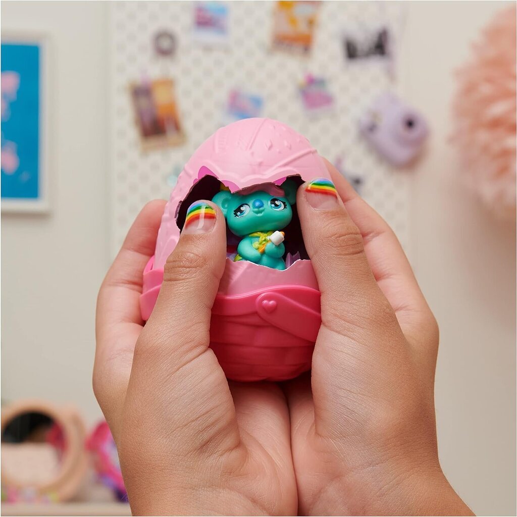 Kiaušinis su dviem gyvūnų figūrėlėmis Hatchimals Rainbowcation Sibling Pack kaina ir informacija | Žaislai mergaitėms | pigu.lt