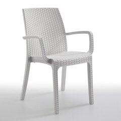 Садовое кресло Bica Indiana, белое цена и информация | Садовые стулья, кресла, пуфы | pigu.lt