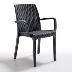 Садовое кресло Bica Indiana, серый цена и информация | Садовые стулья, кресла, пуфы | pigu.lt