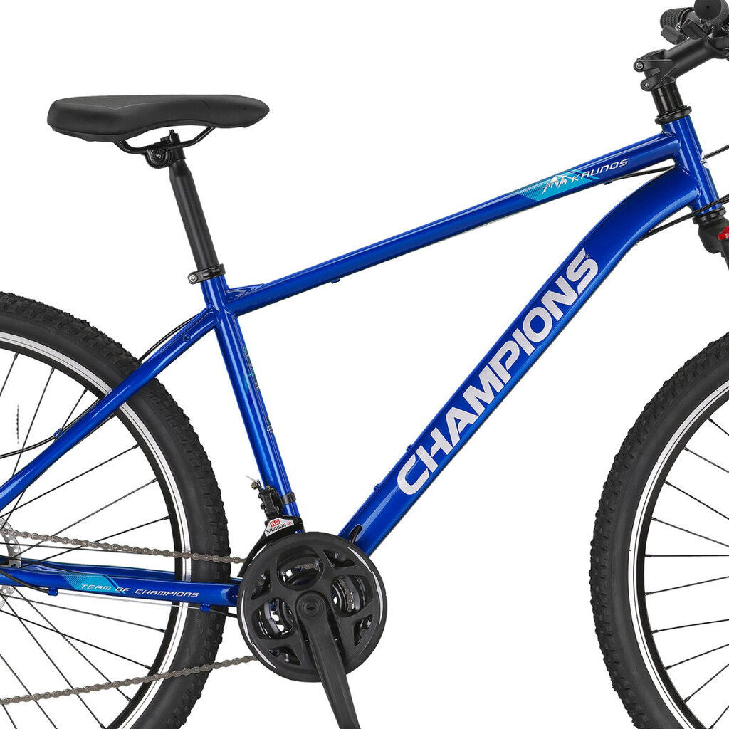Kalnų dviratis Ozaktac Champions Kaunos DB 29", mėlynas kaina ir informacija | Dviračiai | pigu.lt
