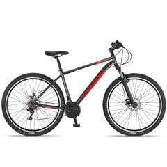 Горный велосипед Champions 27.5 Kaunos DB (KAU.2741D) серый/оранжевый (17) цена и информация | Велосипеды | pigu.lt