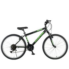 Горный велосипед Champions 26 Tempo (TMP.2602) черный/зеленый (16) цена и информация | Велосипеды | pigu.lt