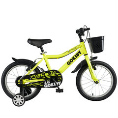 Vaikiškas dviratis Ozaktac GoKidy Versus 16, geltonas/juodas kaina ir informacija | Dviračiai | pigu.lt