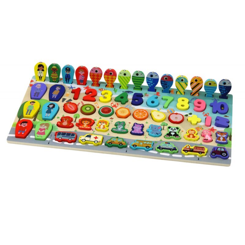 Edukacinis rūšiavimo žaislas Lean Toys цена и информация | Lavinamieji žaislai | pigu.lt