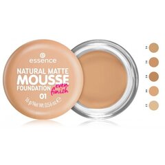 ESSENCE_Natural Matte Mousse Foundation podkÅad w musie do twarzy 13 16g цена и информация | Пудры, базы под макияж | pigu.lt