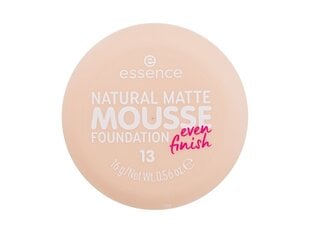 Kreminis makiažo pagrindas Essence Natural Matte Mousse Foundation, 13, 16 g цена и информация | Пудры, базы под макияж | pigu.lt