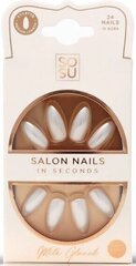 Наклеиваемые ногти Artificial nails Milk Salon Nails, 24 шт. цена и информация | Средства для маникюра и педикюра | pigu.lt