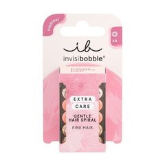 Спиральные резинки для волос Invisibobble Extra Care Delicate Duties, 6 шт. цена и информация | Аксессуары для волос | pigu.lt