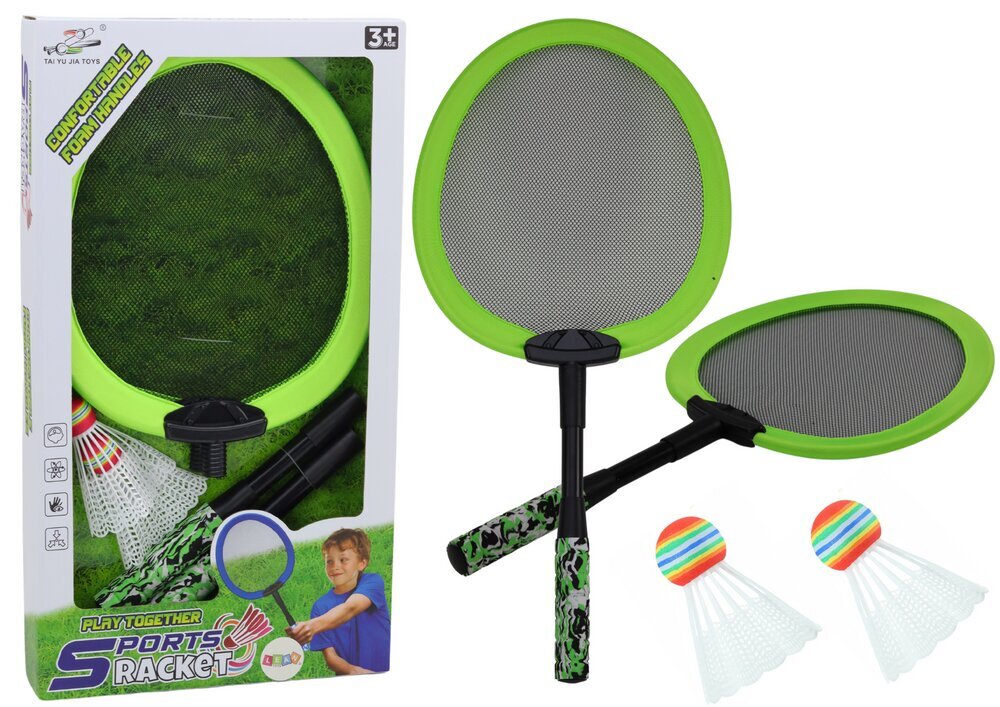 Vaikiško badmintono rakečių rinkinys Lean Toys kaina ir informacija | Lauko žaidimai | pigu.lt