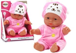 Lėlė kūdikis Lean Toys Bunny Cap kaina ir informacija | Žaislai mergaitėms | pigu.lt