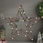 Šviečianti kalėdinė dekoracija Kalėdų žvaigždė kaina ir informacija | Kalėdinės dekoracijos | pigu.lt